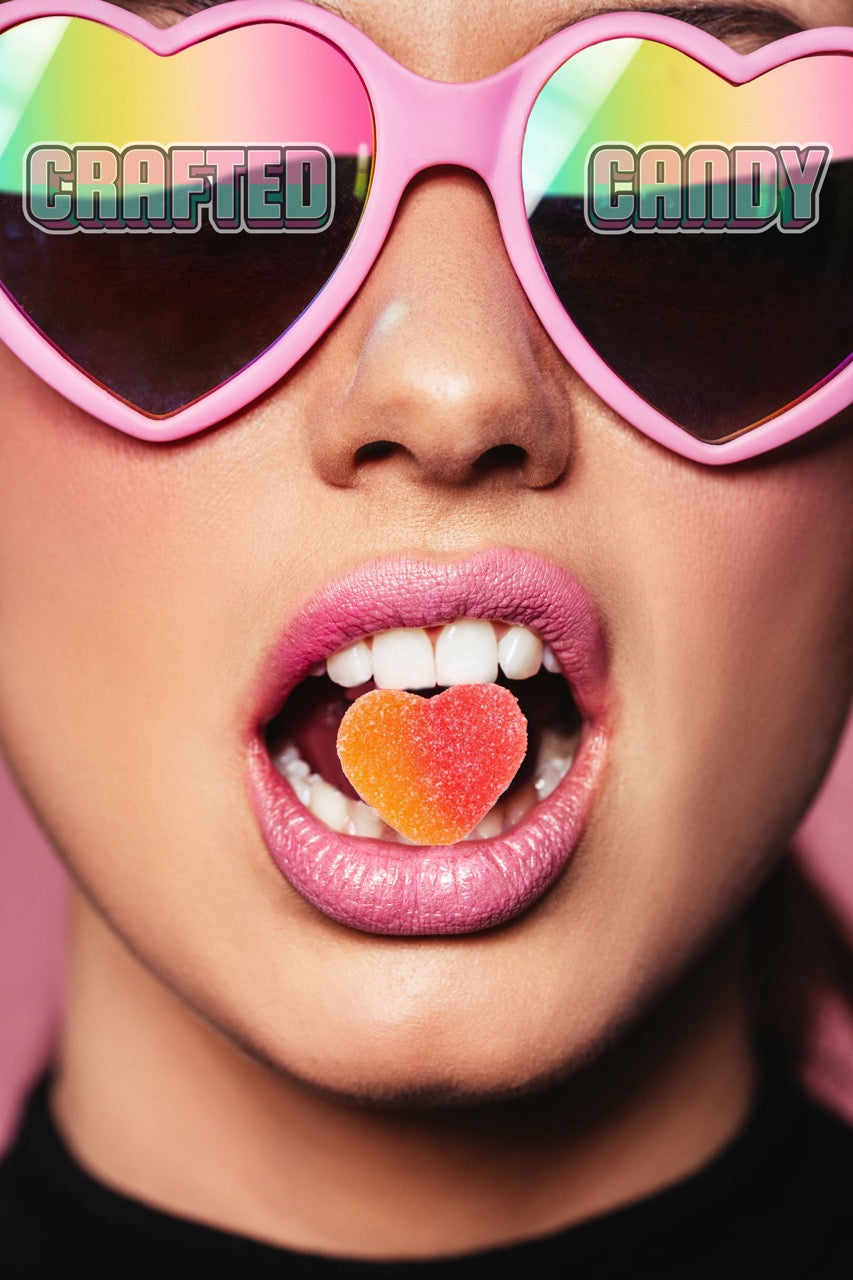 Peach Hearts - 12 bags