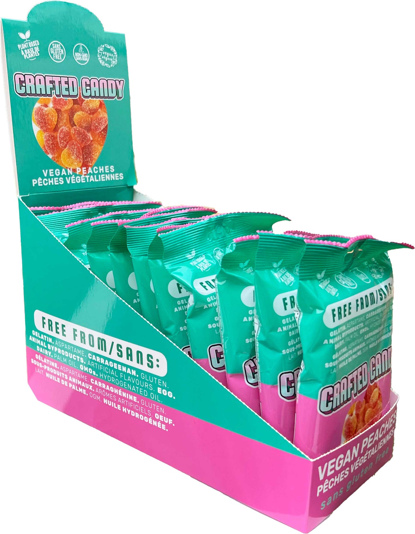 Peach Hearts - 12 bags